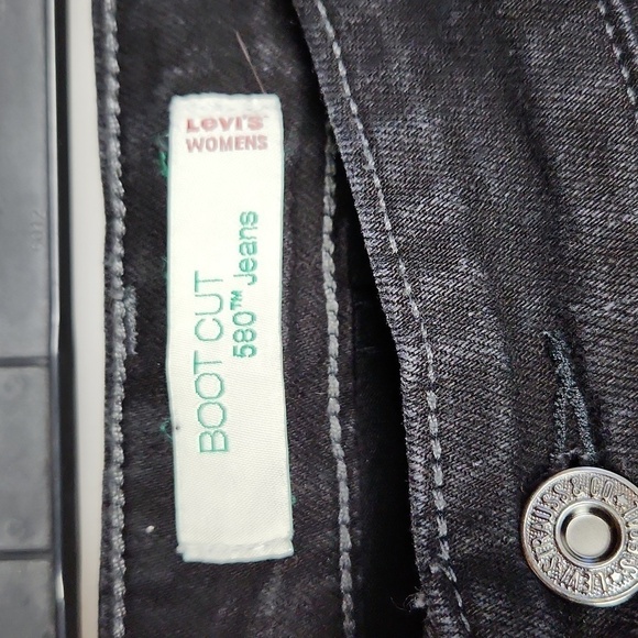 Levi's 580 Boot Cut Jeans Size 24 - Picture 2 of 5